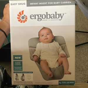 Ergo infant insert, gently used. Works perfectly.